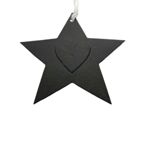 Fancy Decorative Metal Hanging Star Matt Black Color Star Wall Decor For Christmas & Living Room Decoration Handmade