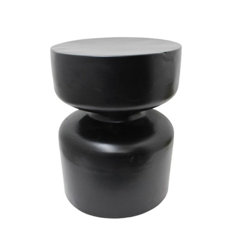 Living Room Furniture Iron Round Stool Black Nickel Colour telescope stool For Indoor & Office Furniture Customized