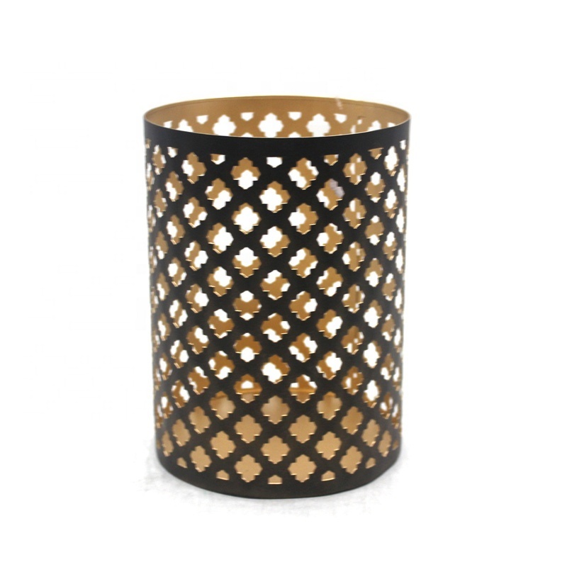 Metal Iron Gold Plated Candle Votives Holder Home Decor, Christmas Decoration Votives