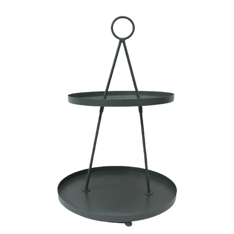 Wholesale Bulk Premium Quality Peach Stone Finishing Aluminium Iron 3 Tier Cake Stands Modern Design Display Stand