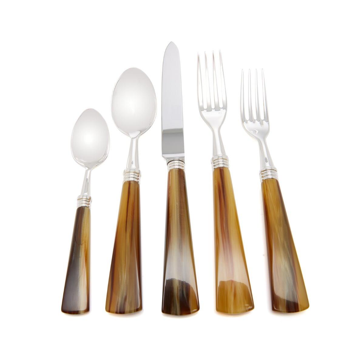 Home Dinnerware Food Cutlery Set Gold Polished Stainless Steel Tableware Kitchenware Flatware Cutlery Set Of 4 Spoons