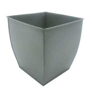 Garden Decoration Dark Green  Colored Stone Metal Designer Stylish Planter American Style Desktop Pot For Home Decoration