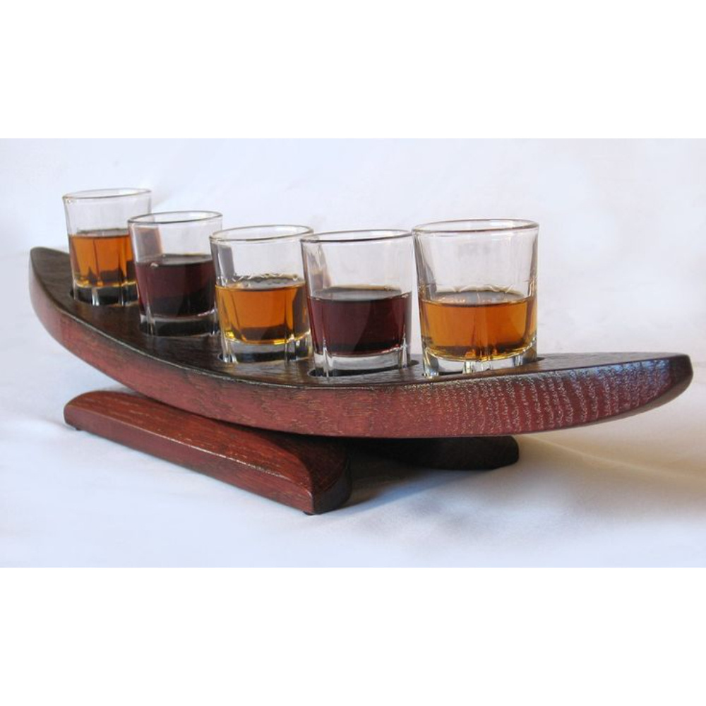 Trending Design Solid Wood Glass Holder and Stand Prime Quality Dining Tableware Cup and Glass Display Organizer