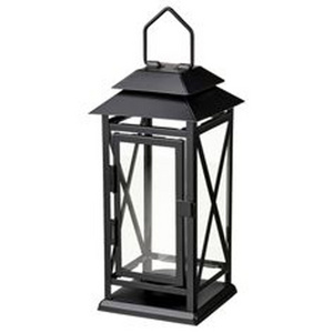 New Style Metal Cross Design Lantern on Glass European Halloween Graveyard Spooky Party Supply Scary Decoration Festival