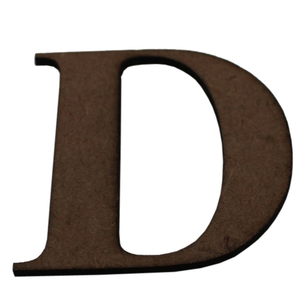 Wall Decoration Lovely MDF Board Material Made Unique Wall Hanging Letter D For Christmas Decor Modern Design Handmade