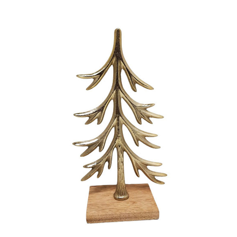 Mango Wood Decorative X Mas Tree Natural Colour small christmas tree For Festival & Table Top Decoration Customize