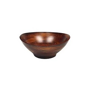 Greatest Quality Brown Color Bamboo Wood Food Serving Bowl Handmade Tableware Mixing Bowl Best Selling Kitchenware