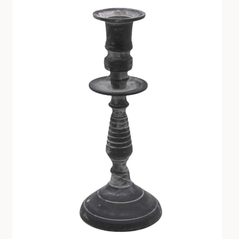 High Standard Aluminium Candle Stand Grey Luxury Christmas Wedding Decoration Candle Holder Volume Handicrafts Hurricanes