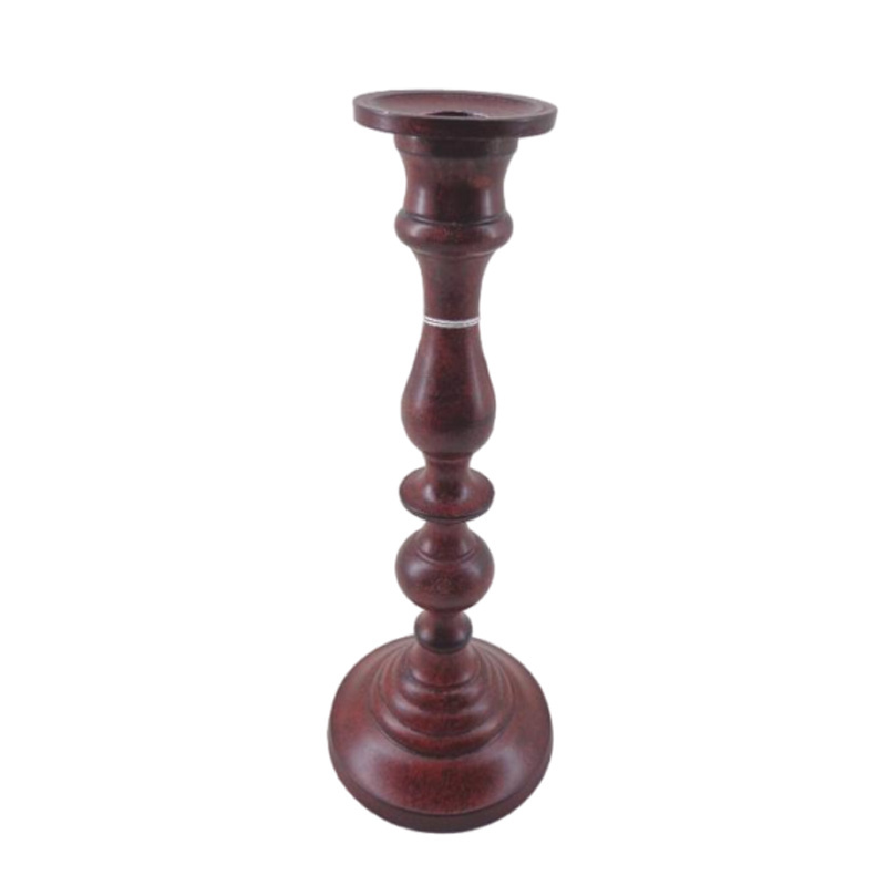 Aluminium Candle Stand Peach Stone used for a Relaxing Outdoor Oasis Dining Table Pillar Stands Holders Candlestick Candle Jars