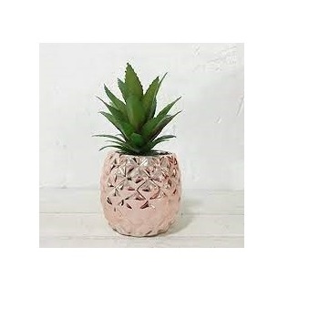 Pineapple Hammered Design Creative Succulent Flower Planter Elegant Design Outdoor Flower Vase Succulent Flower Planter