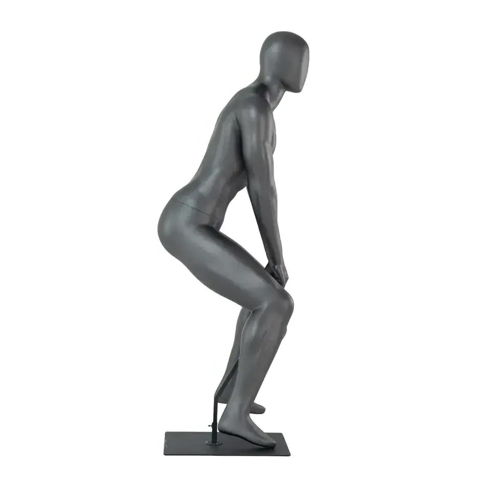 Fiberglass Sports full body mannequin male athletic big muscle fitness mannequin dummy