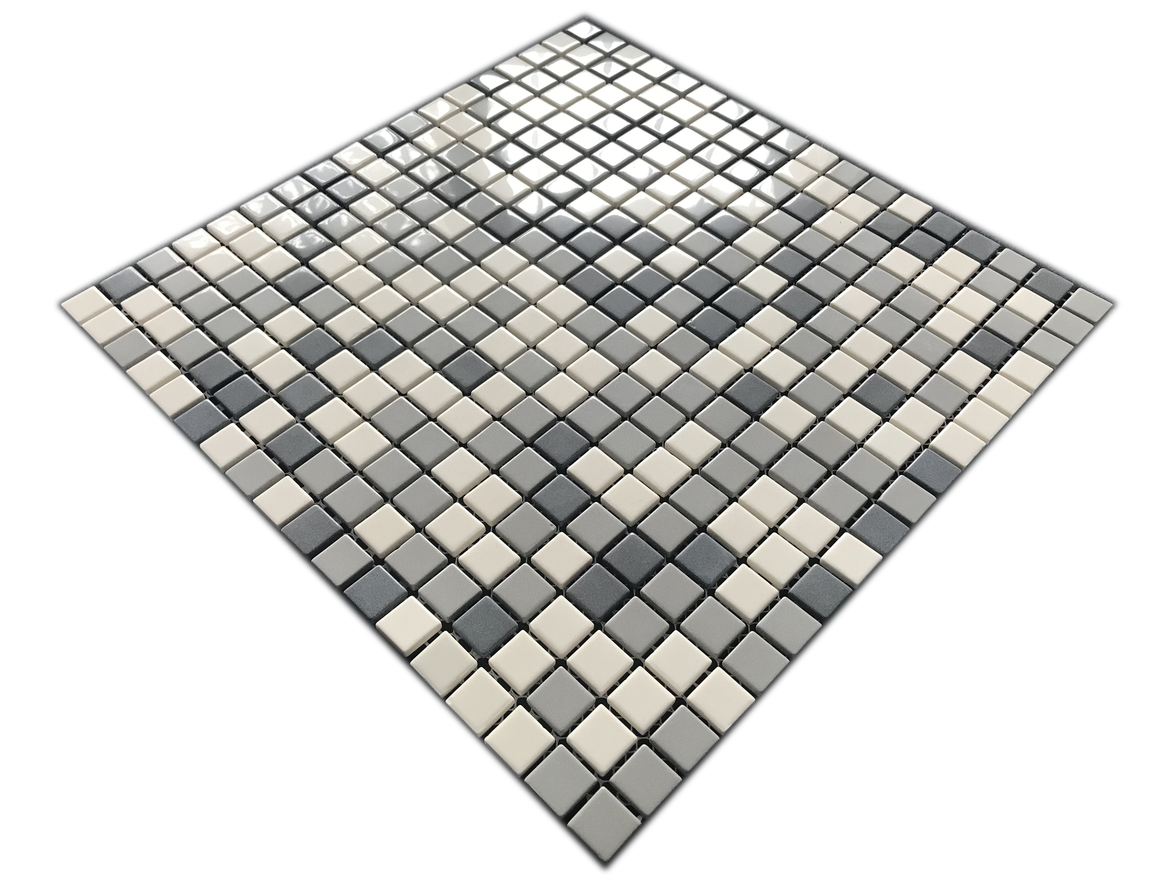 tile glass strip mixed metal mosaic glass tile