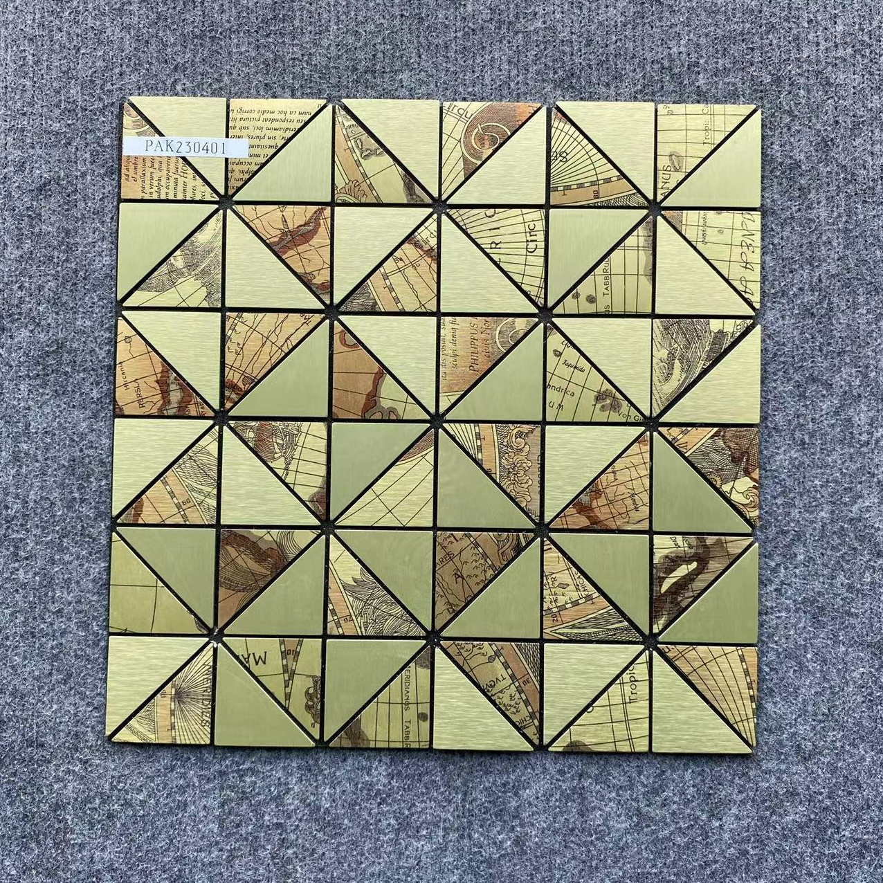 Foshan factory material tile in peel and stick mosaic tile for colorful peel and stick diamond self-adhesive mosaic