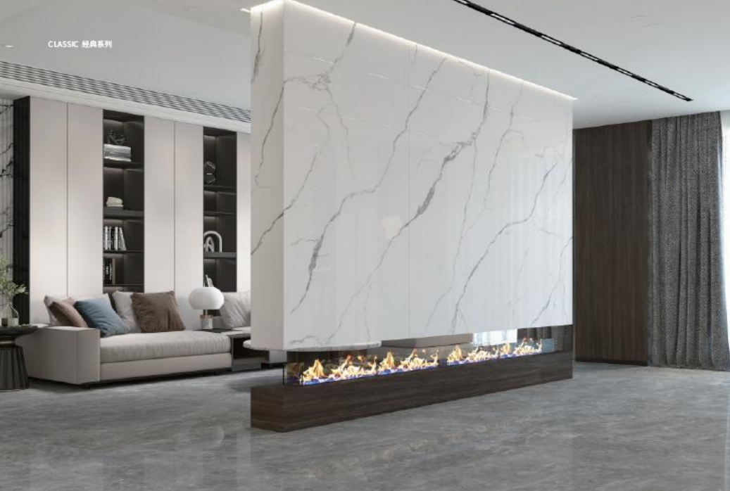 Porcelain Thin wall Tile decorative Wall ceramic Marble design interior house stone veneer for outdoor and interior wall