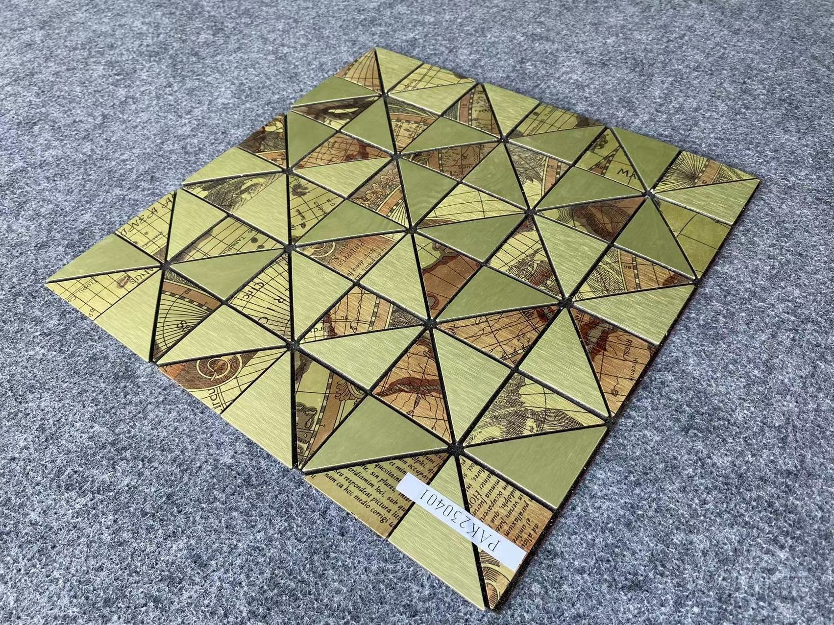 Foshan factory material tile in peel and stick mosaic tile for colorful peel and stick diamond self-adhesive mosaic