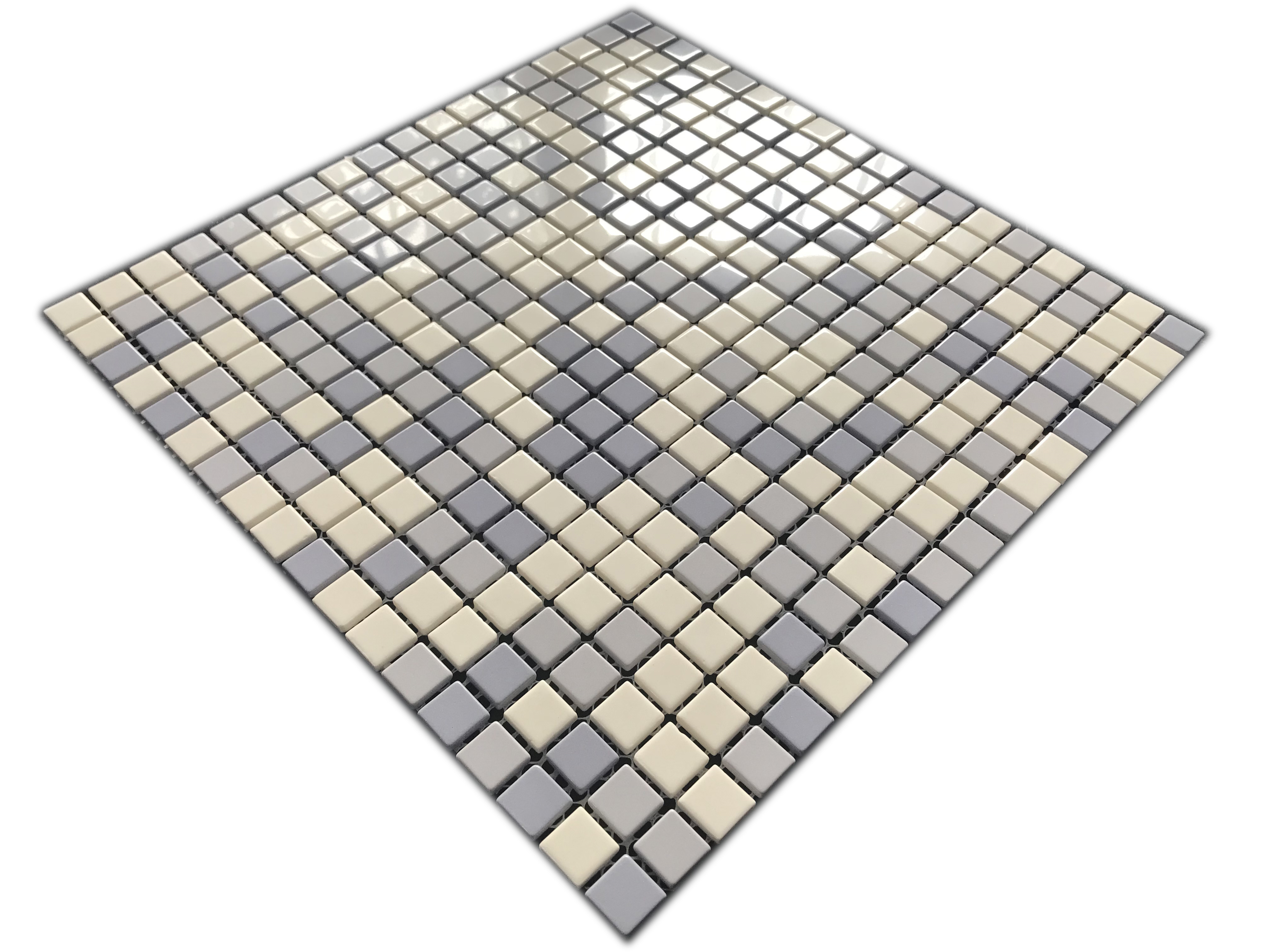 tile glass strip mixed metal mosaic glass tile