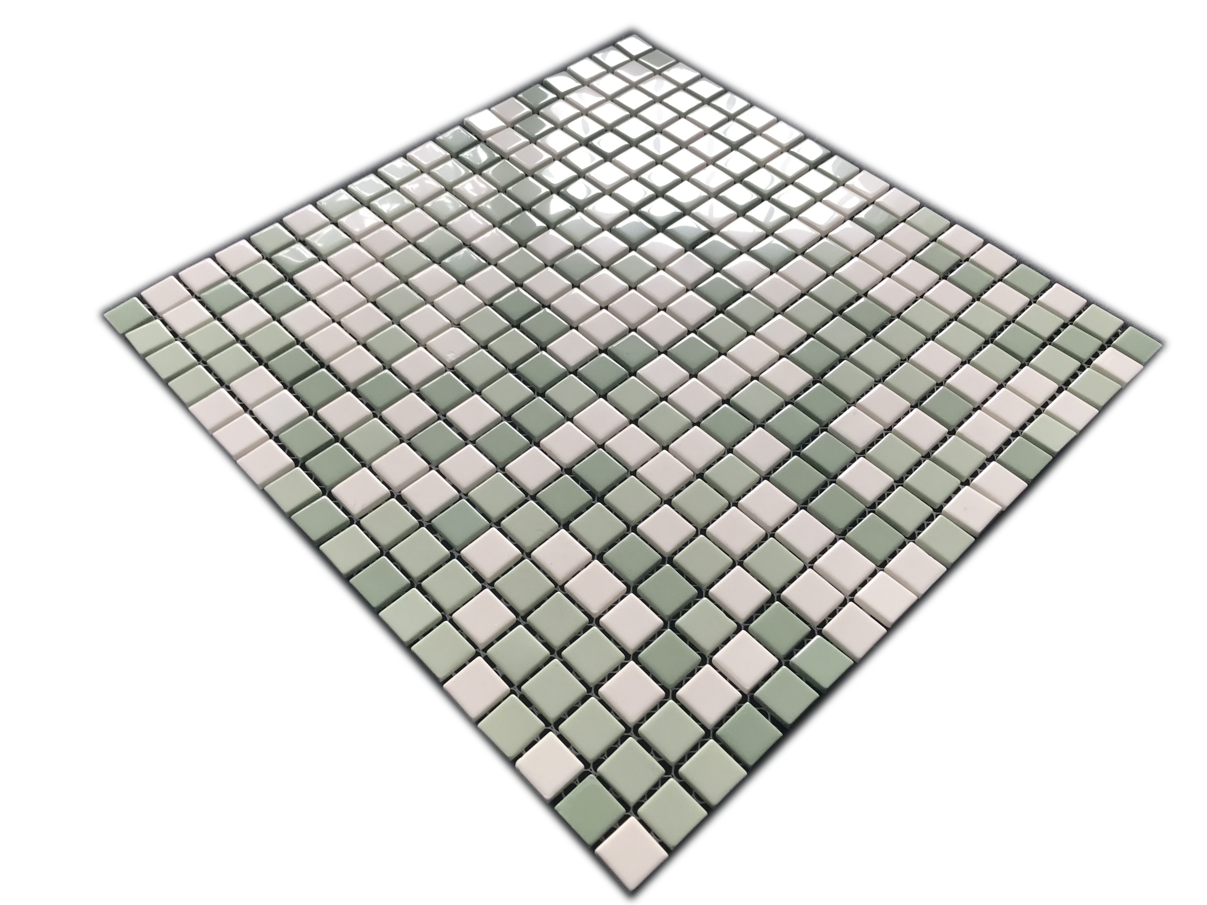 tile glass strip mixed metal mosaic glass tile