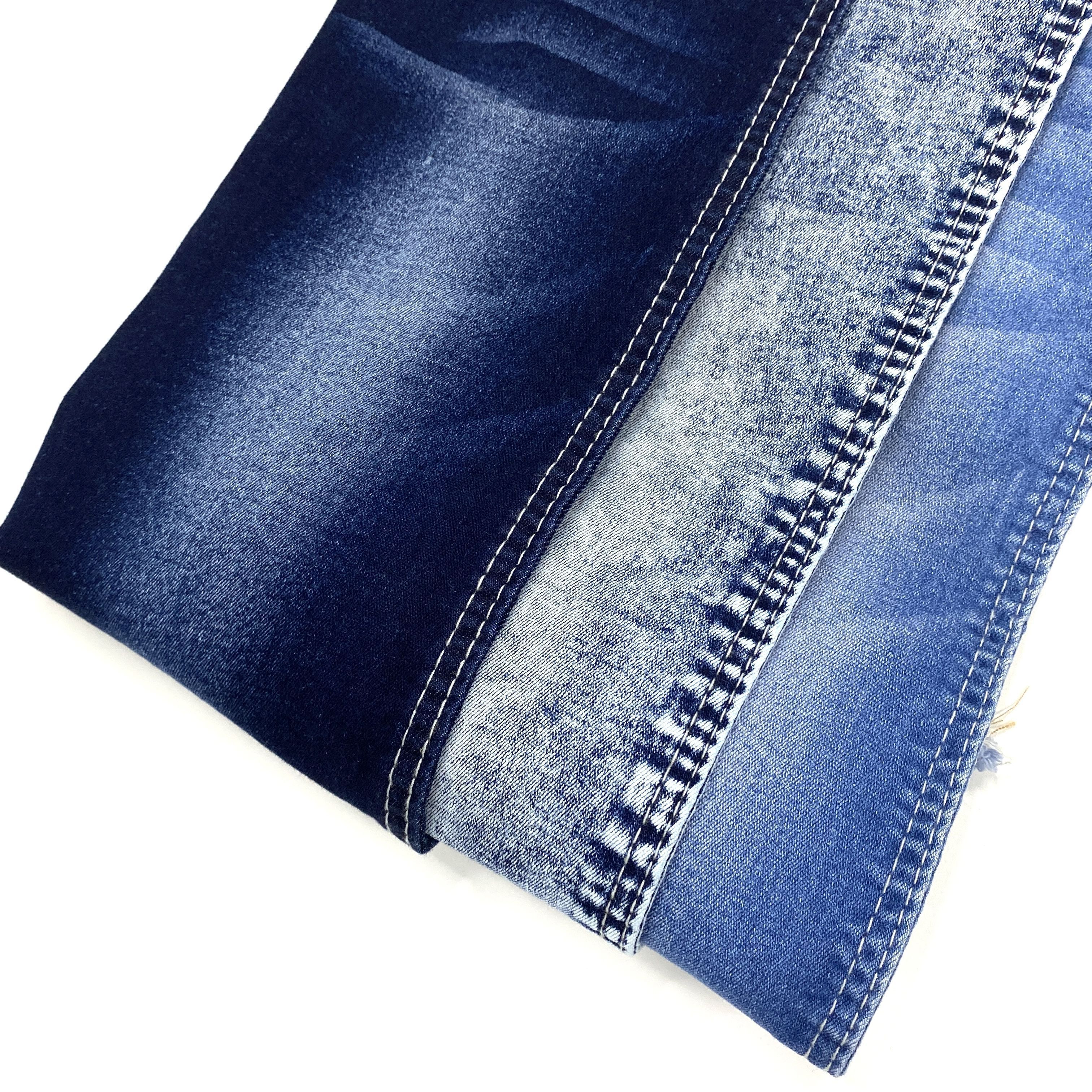 Hot Sale Denim Fabric Cotton Polyester Stretch Soft Denim Fabric