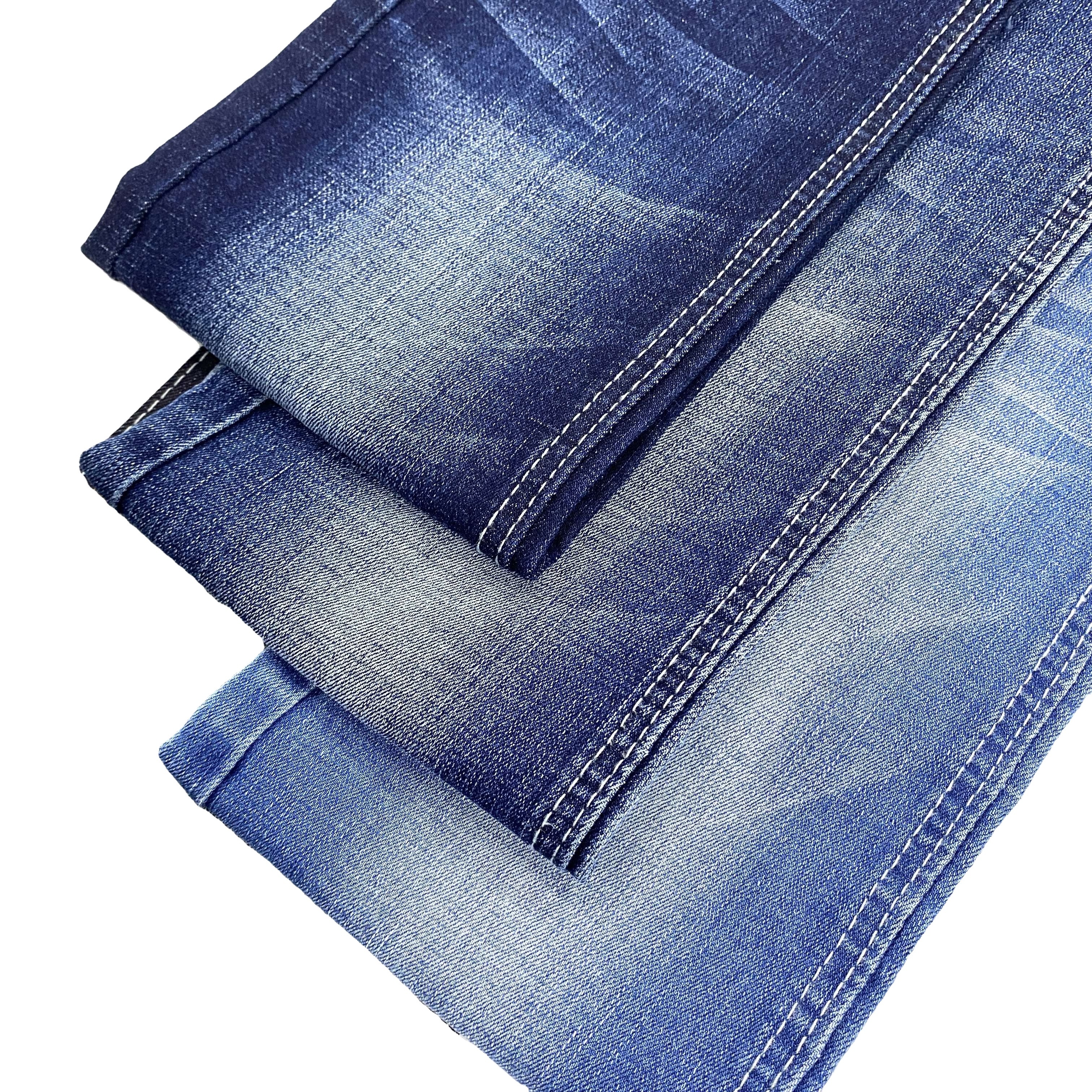 11oz premium stretch denim fabric wholesale rolls of indigo denim jean fabrics