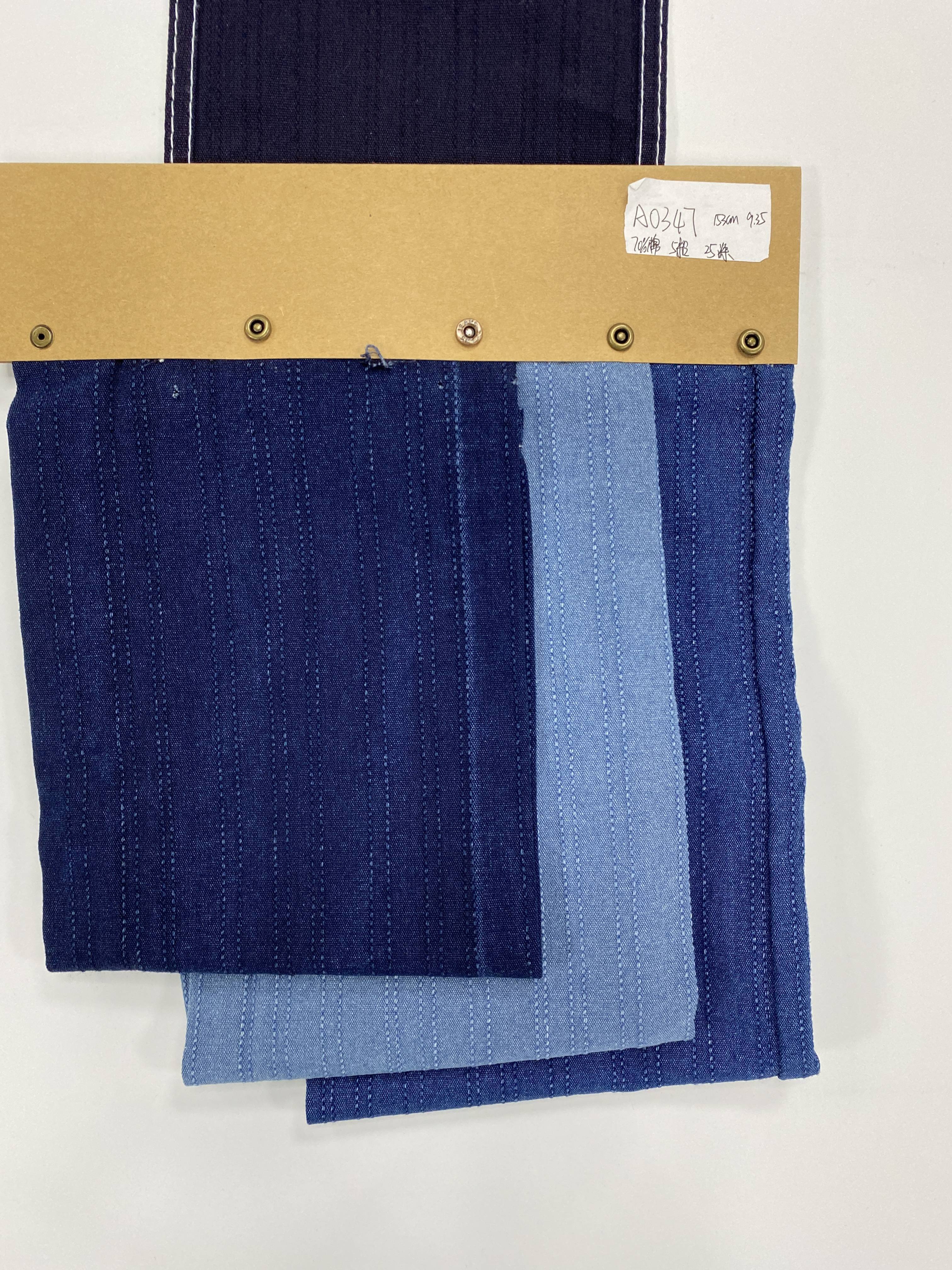 Fabric for Garment China Stripe Cotton Polyester Spandex Knitting Slub Denim Tricot Woven YARN DYED Tela Para Jeans Denim Fabric