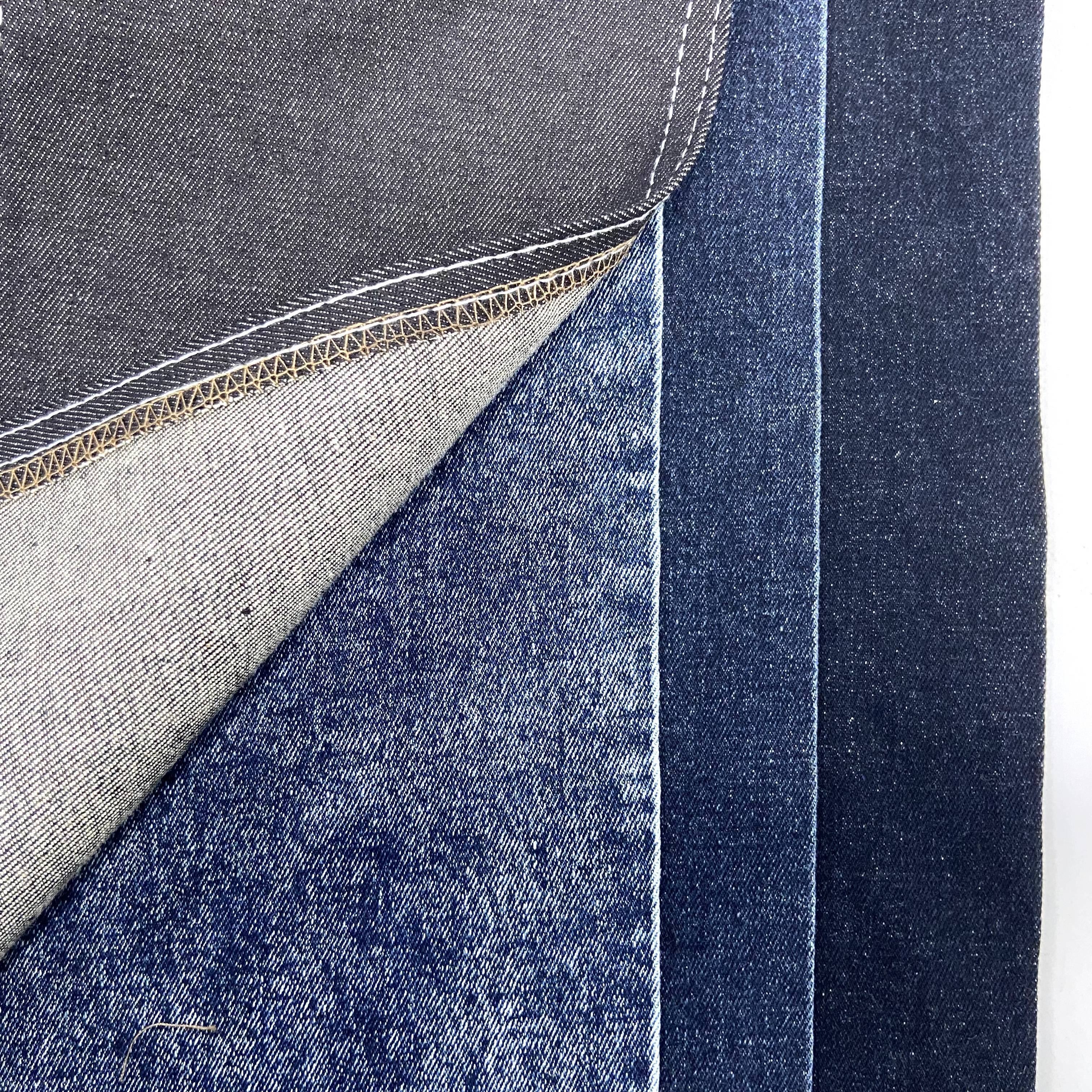 Jean Stock Lot Fabric Italian Denim Fabric High Quality