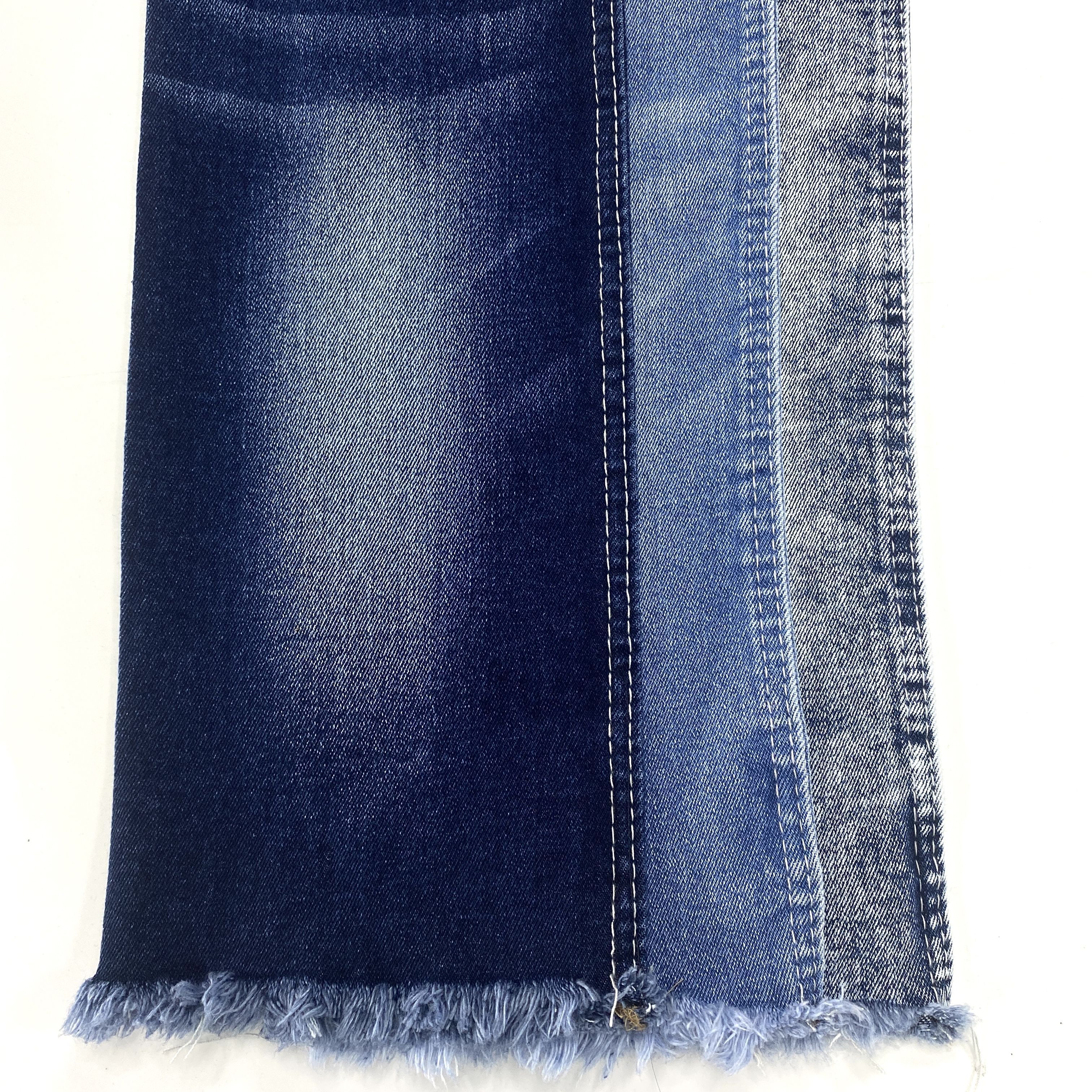 Cotton Denim Indigo Dyed Woven Fabric washed raw denim jean cloth fabrics