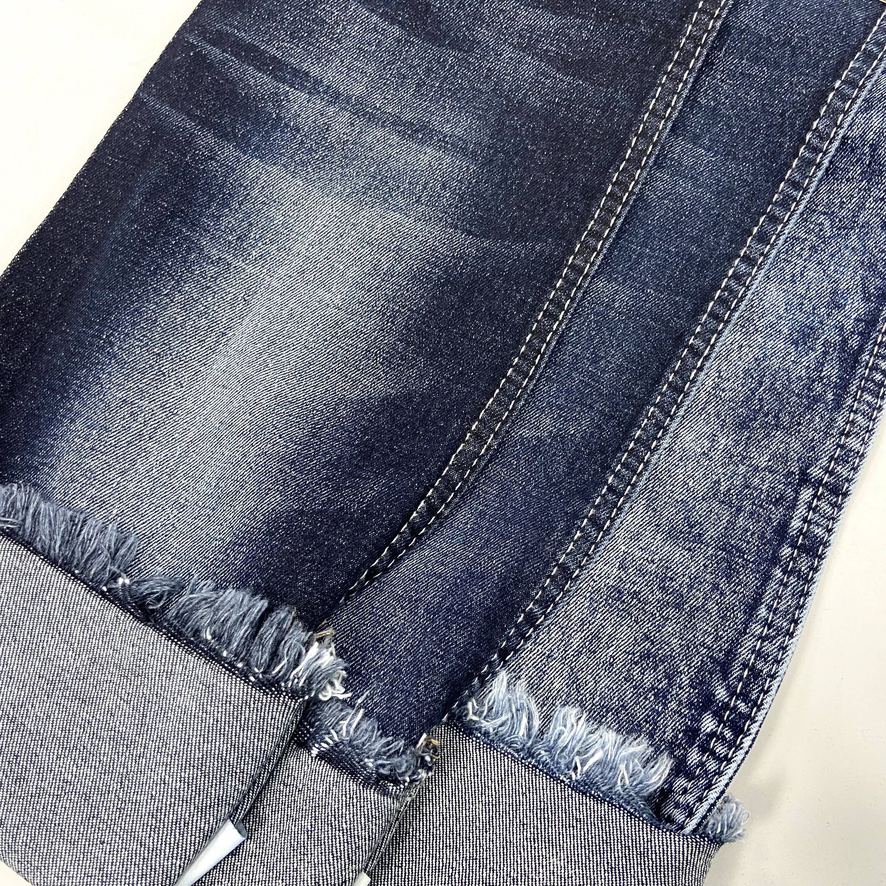 Jean Stock Lot Fabric Italian Denim Fabric High Quality