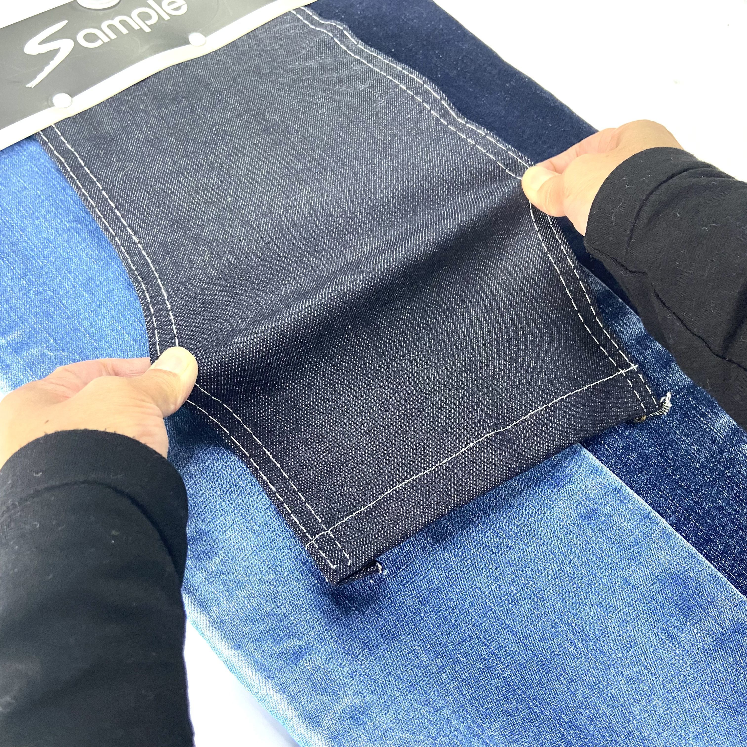 wholesale kain 100% cotton denim jeans fabric roll Denim Fabric For Jeans