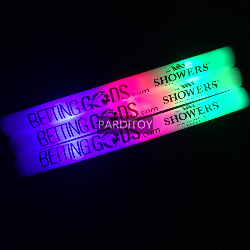 Custom printing LED light up glow foam stick for party event and promotion