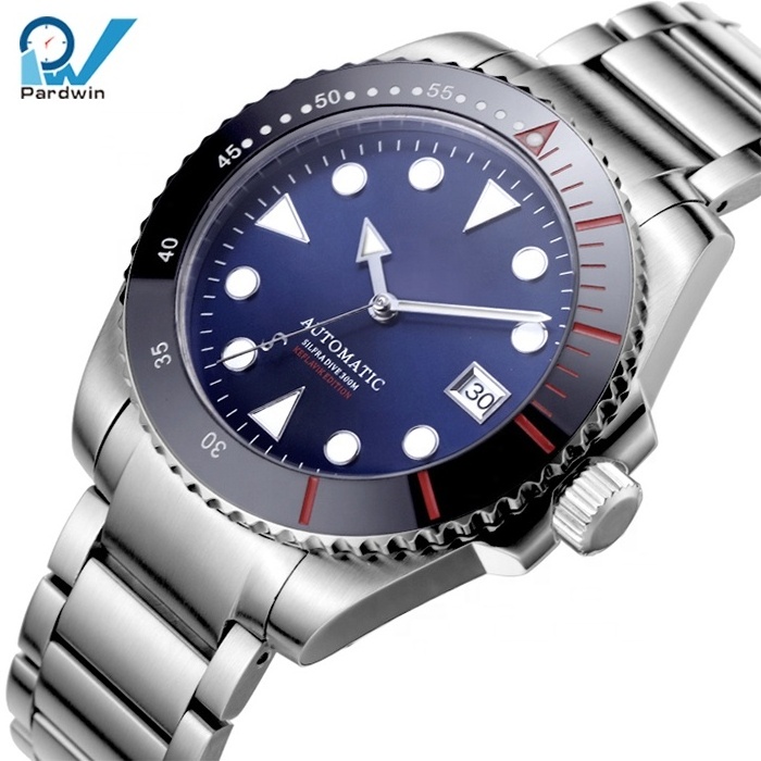 Testing 316L/904 Stainless steel watches with Japan Automatic 821A movement men steel watch