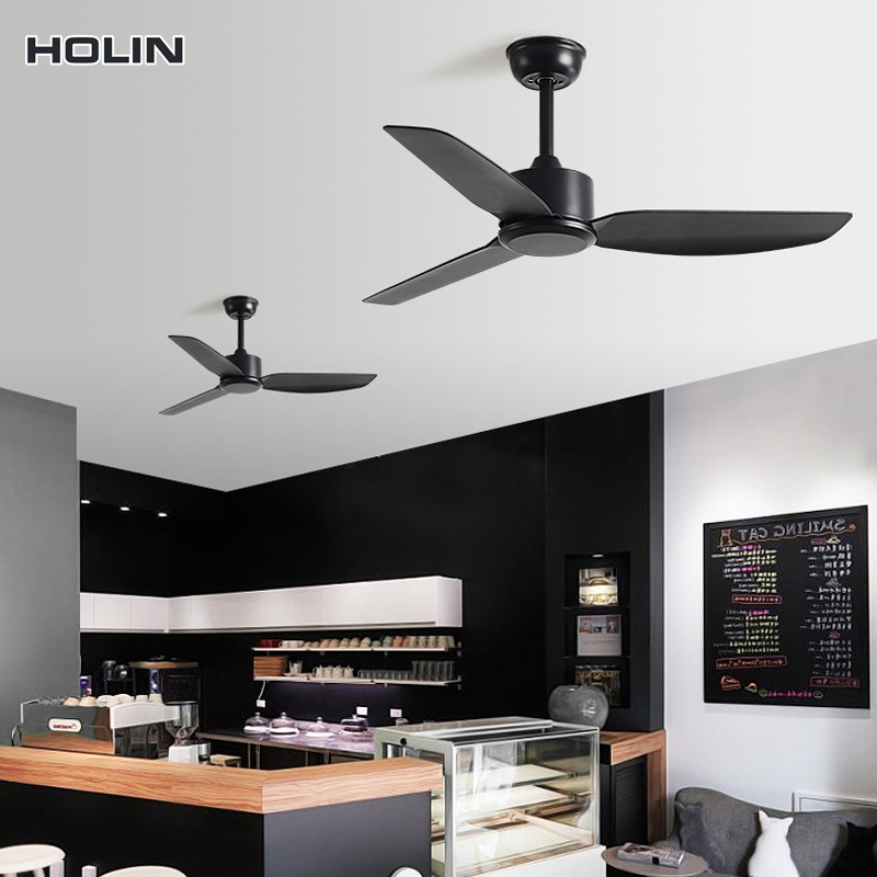 55 inches DC ceiling fan No light kit, remote control 3 blade Abs fan ceiling fan