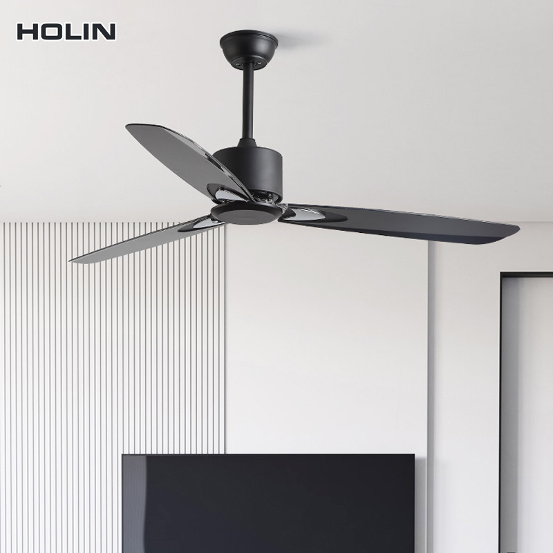 55 inches DC ceiling fan No light kit, remote control 3 blade Abs fan ceiling fan