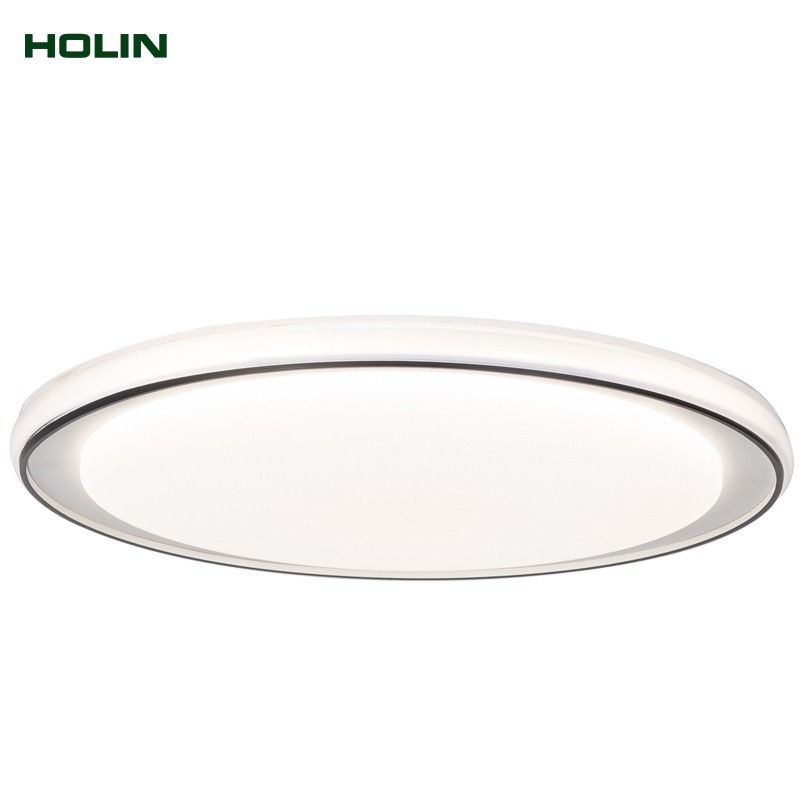 modern Design LED Ceiling Light 120W Remote Dimmable  Flush Mounted  for Bathroom and Bedroom