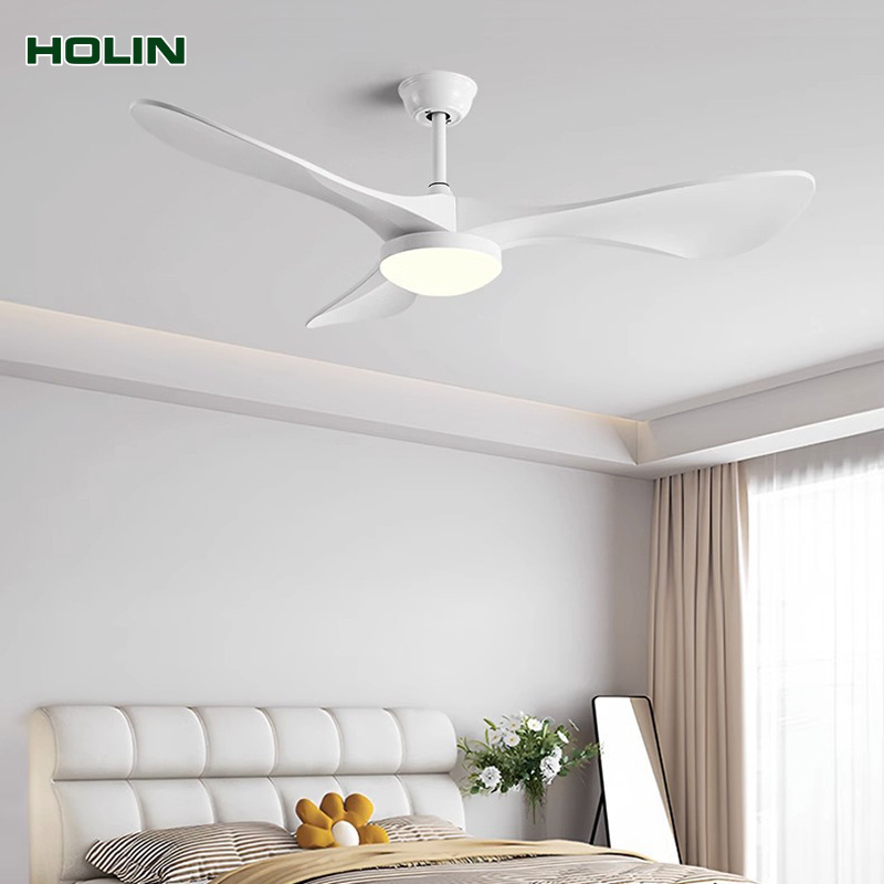 52inch modern 6 speed control frequency conversion ABS ceiling fan with led light Chandelier with remote control electric fan