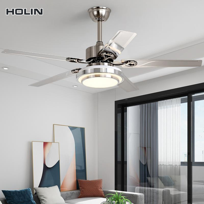 52-inch40W30V solar ceiling fan Inverter DC motor Rechargeable solar fan light with solar panel LED light Ceiling fan light