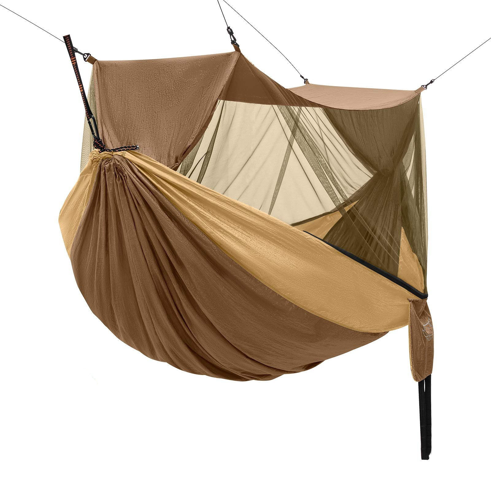 Factory Custom Logo Ultralight Hammock Mosquito Net Tent Portable Outdoor Hammock Bed with Netting