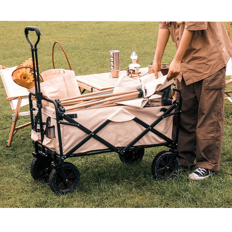 Multifunction Folding Wagon Outdoor Camping Cart Trolley Foldable