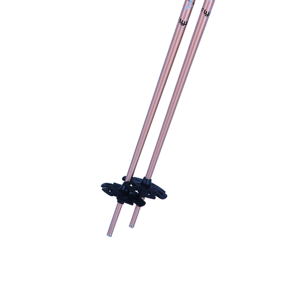 High Quality Nordic Straps Handles Alpine Natural Cork Grip Aluminium Ski Poles