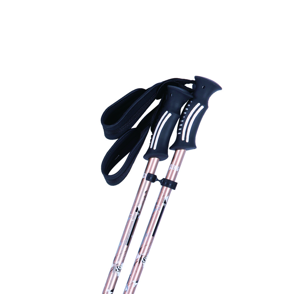 High Quality Nordic Straps Handles Alpine Natural Cork Grip Aluminium Ski Poles