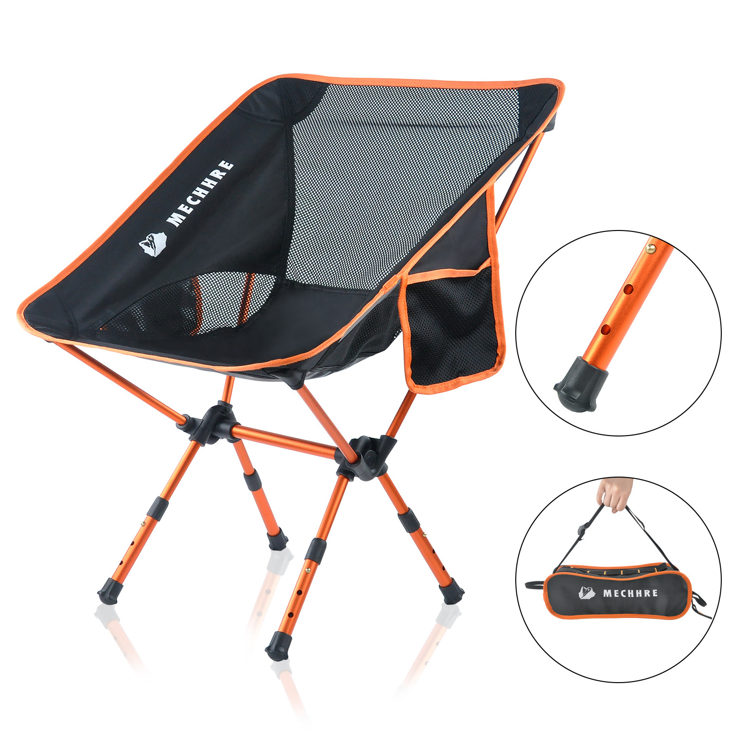 Camping Portable Fishing Foldable hiking chair Outdoor Beach Aluminum Moon ultralight collapsible beach backpack travel chairs