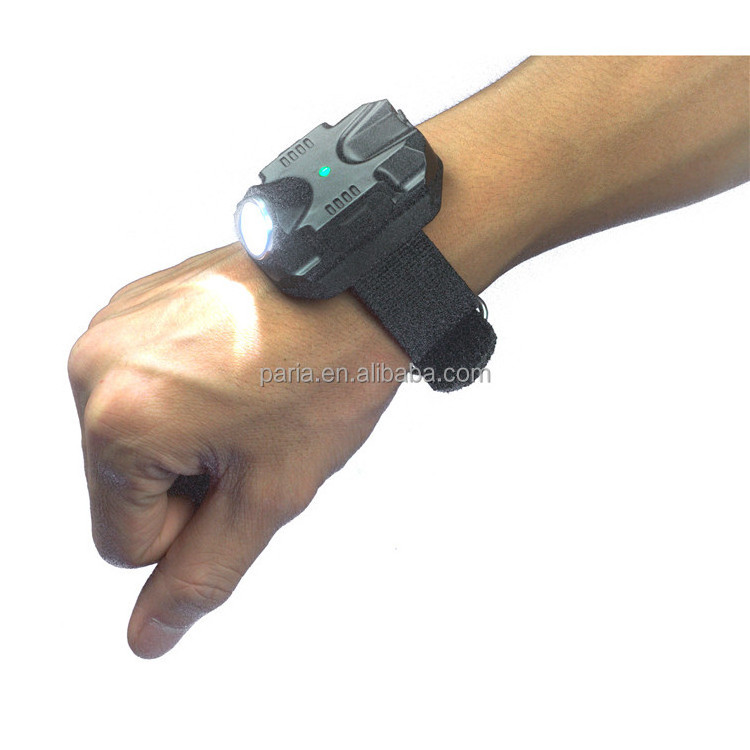 Factory price high quality rechargeable hand lamp, wrist flashlight, wearable flashlight