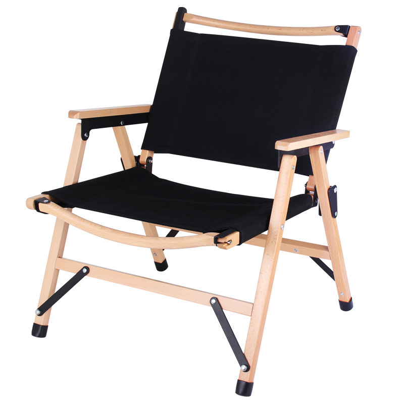 Outdoor Beach Chair Foldable Stackable Portable Camp Kermit Chair Wood Camping Picnic Folding Chairs