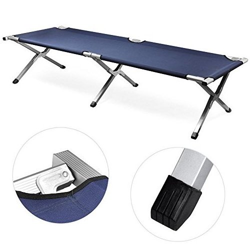 Ultralight Compact Folding Camping Bed Single Cot 600d Carrying Bag Adult Lounge Luxury Sleeping Camping Bed