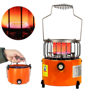 2000w Portable 2 In 1 Camping Stove Gas Heater Outdoor Warmer Propane Butane Tent Heater Mini Gas Heater For Camping