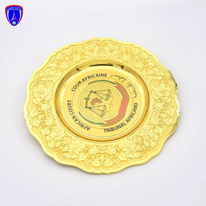 custom your own logo metal souvenir plaque award for souvenir