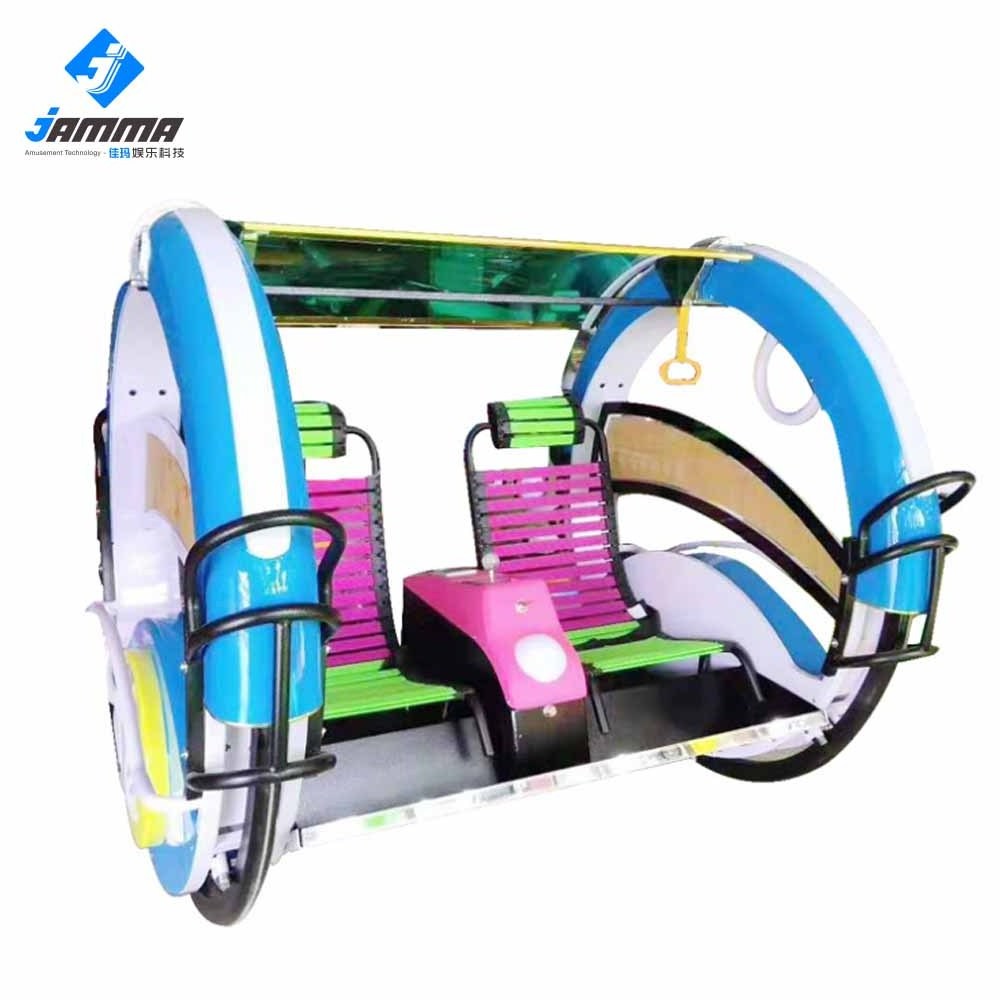 Kids And Adult Shopping Mall Amusement Park Rides Happy Rotating Swing Car Electrical Battery Le Bar Car