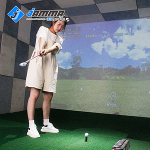 Golf Simulator System Indoor Sport Simulator Golf Training Aids Professional Screen Golf Simulator Whit Golfballs