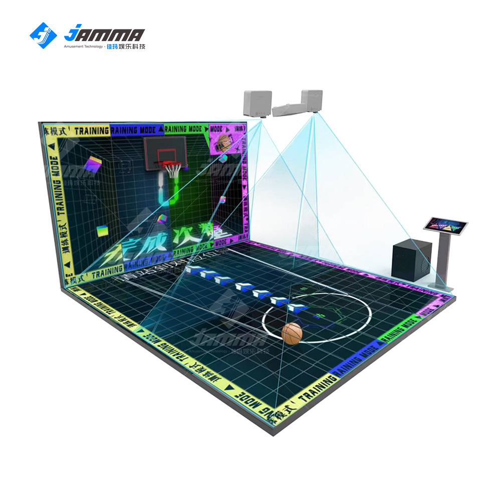 Indoor Interactive Projection Basketball Game Indoor Arcade Basketball Game