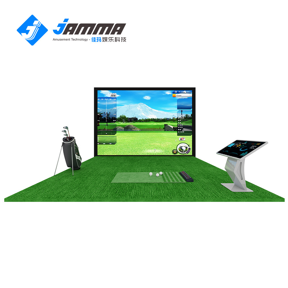 Indoor amusement Multi-sport simulator golf and football sports simulator