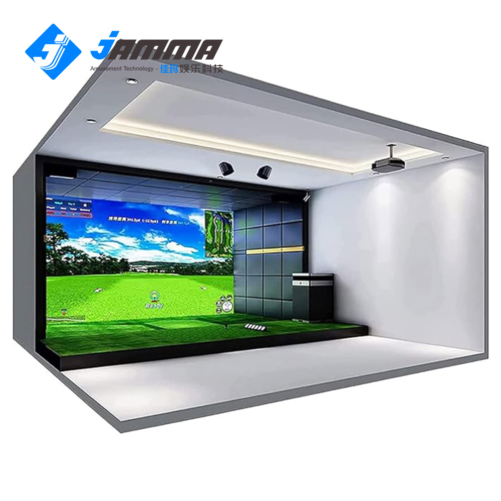 Indoor amusement Multi-sport simulator golf and football sports simulator